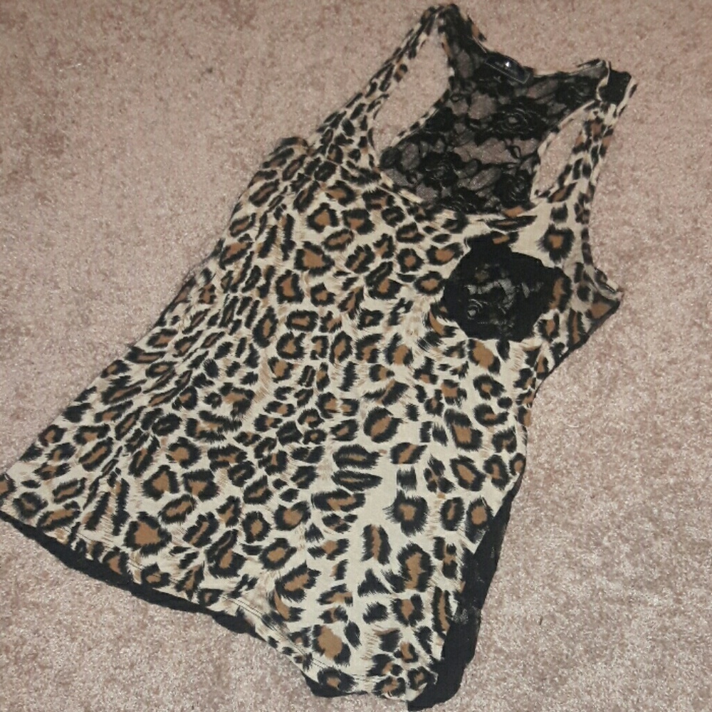 Animal Print Tank Top